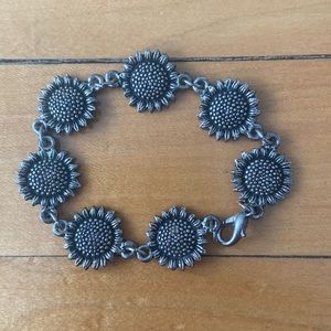 Vintage Boho sunflower bracelet